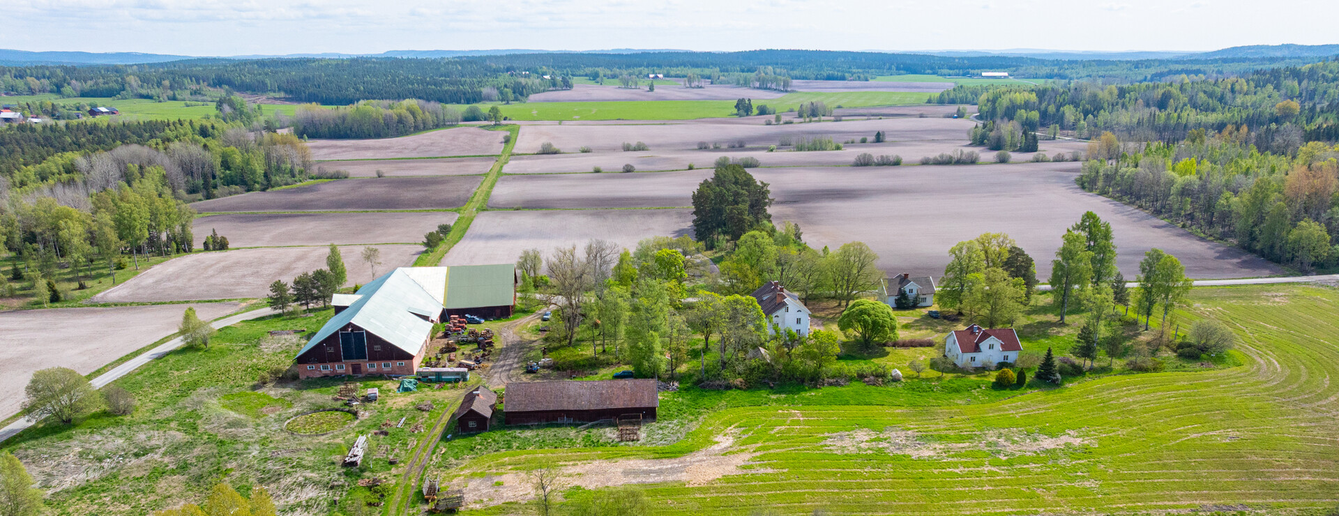 Hedås Gård - Större egendom i ett skifte