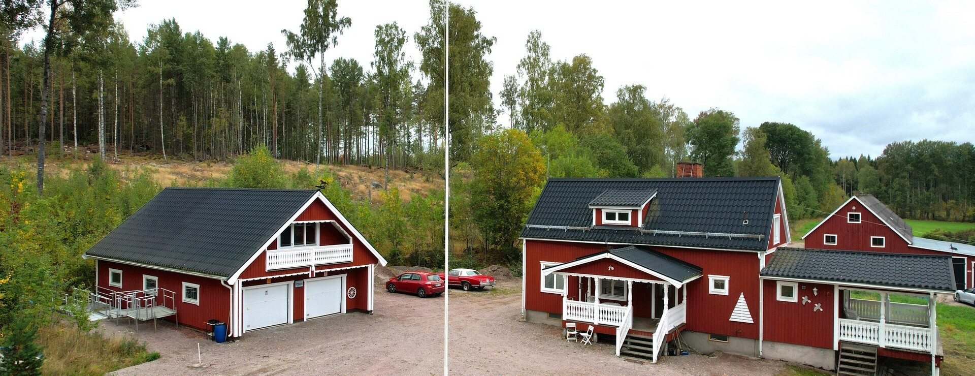 Kullmyran - Boende, skog och åker
